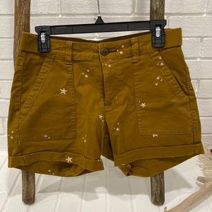 Toad & Co Earthworks Camp Shorts Embroidered Stars